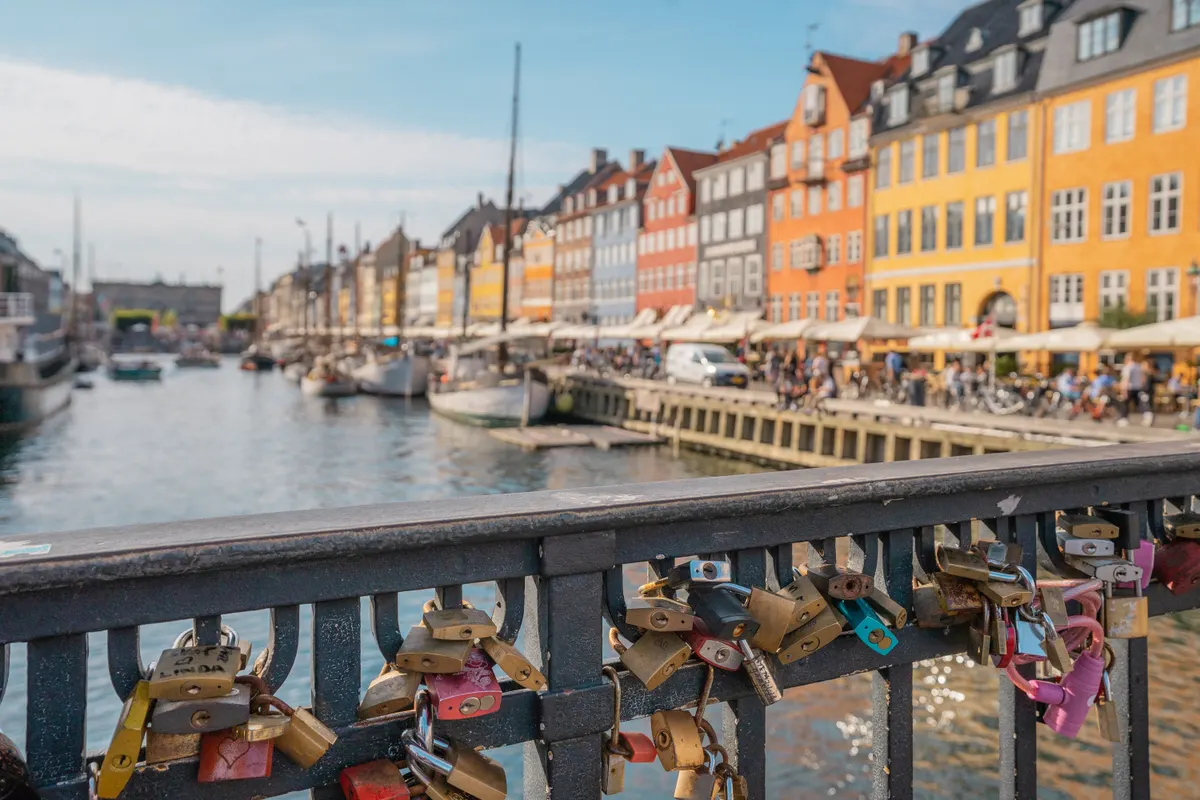 Nyhavn i København, hjemmebanen for C25-indeksets 25 største danske aktier